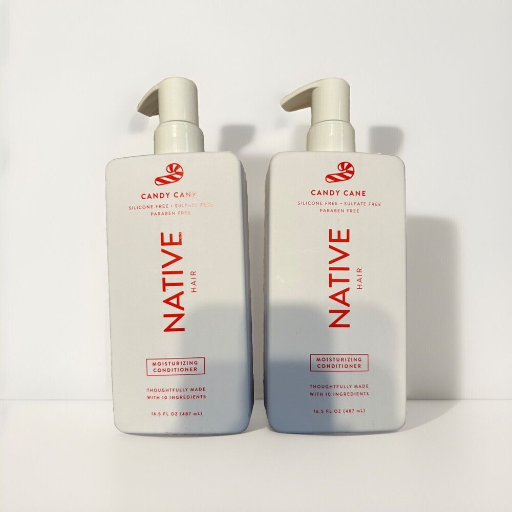Native Limited Edition Moisturizing Conditioner Candy Cane 16.5fl oz. Lot Of 2